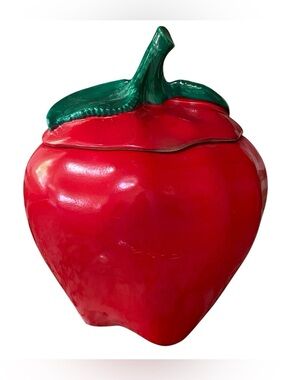 Vintage McCoys Ceramic Apple Cookie Jar